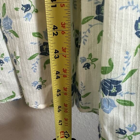 Sweet Baby Jamie‎ Floral Midi Sweetheart Neck Dress L Ditsy Cottagecore Prairie - Picture 13 of 13